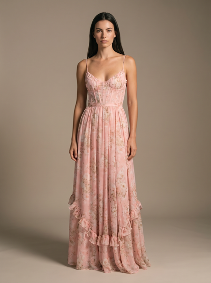 Corset Sexy Maxi Dress