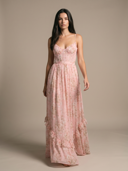 Corset Sexy Maxi Dress