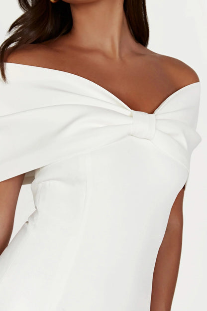 Women's Cocktail Off Shoulder Bow Mini Dress - product image 6