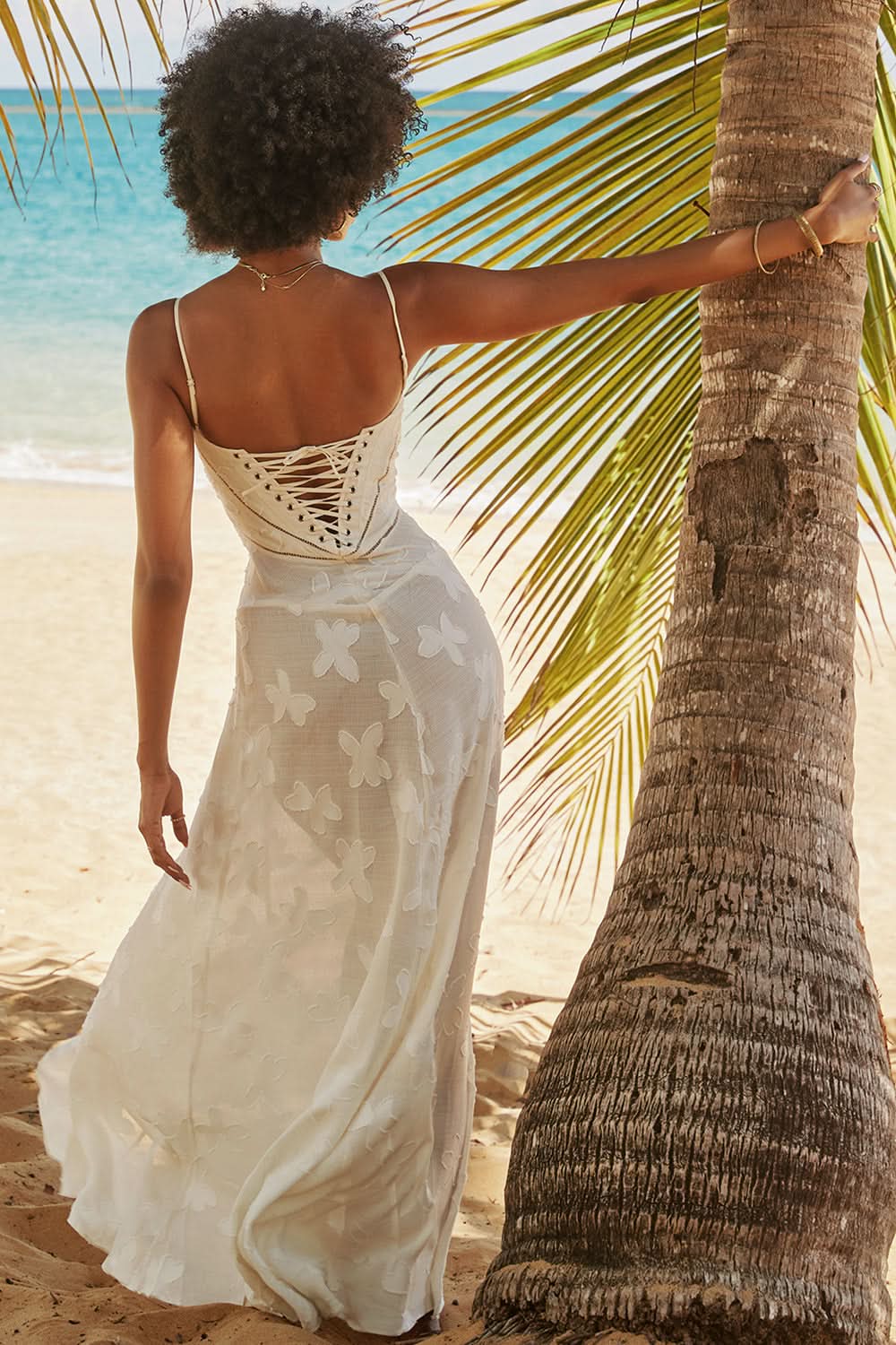 Women's Wedding Guest Floral Lace Maxi Dress - product image 7