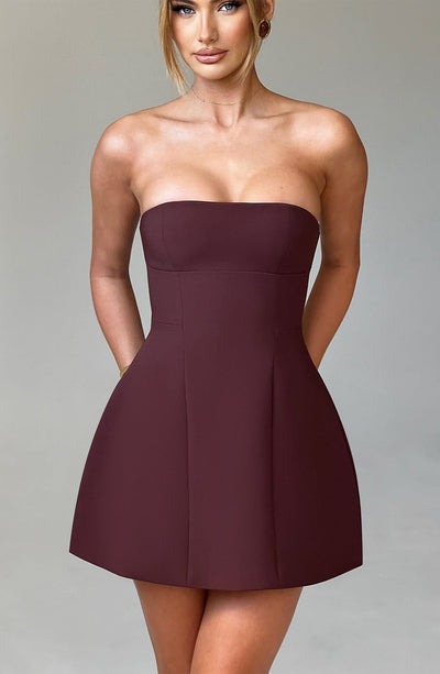 Women's Cocktail Strapless Bubble Mini Dress - product image 23