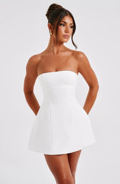 Women's Cocktail Strapless Bubble Mini Dress - product image 11