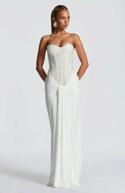 Women's Prom Strapless Sweetheart Maxi Dress - product image 4