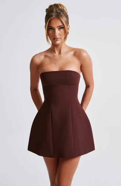 Women's Cocktail Strapless Bubble Mini Dress - product image 24