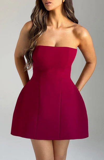 Women's Cocktail Strapless Bubble Mini Dress - product image 15