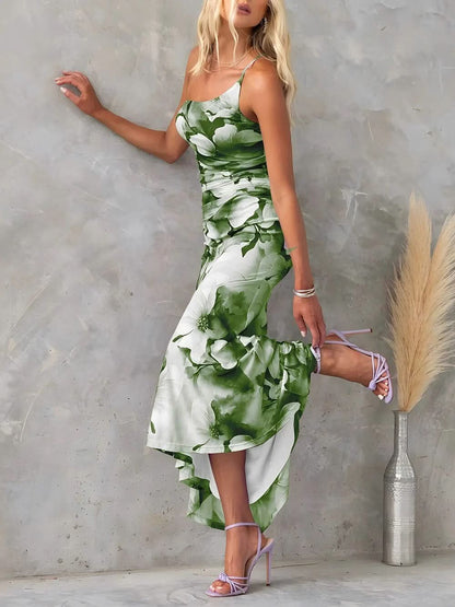 Women's Wedding Guest Floral One Shoulder Maxi Dress - product image 13
