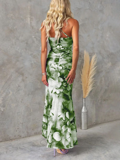 Women's Wedding Guest Floral One Shoulder Maxi Dress - product image 14