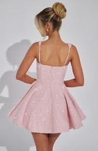 Women's Wedding Guest Sequin Square Neck Mini Dress - product image 10
