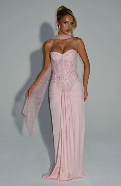 Women's Prom Strapless Sweetheart Maxi Dress - product image 17