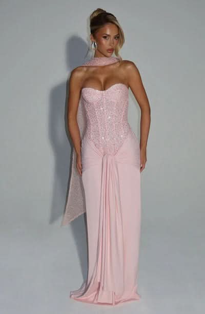 Women's Prom Strapless Sweetheart Maxi Dress - product image 16