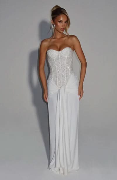 Women's Prom Strapless Sweetheart Maxi Dress - product image 8