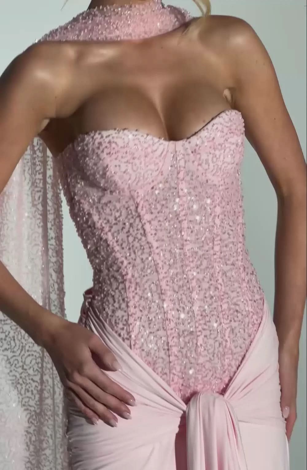 Women's Prom Strapless Sweetheart Maxi Dress - product image 19
