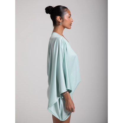 Ivory Kimono Sleeve Mini Dress - Ivory