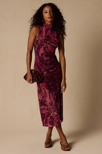 Mauve Abstract Print
