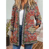 Red Floral Print