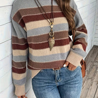 Gray and Brown Stripe