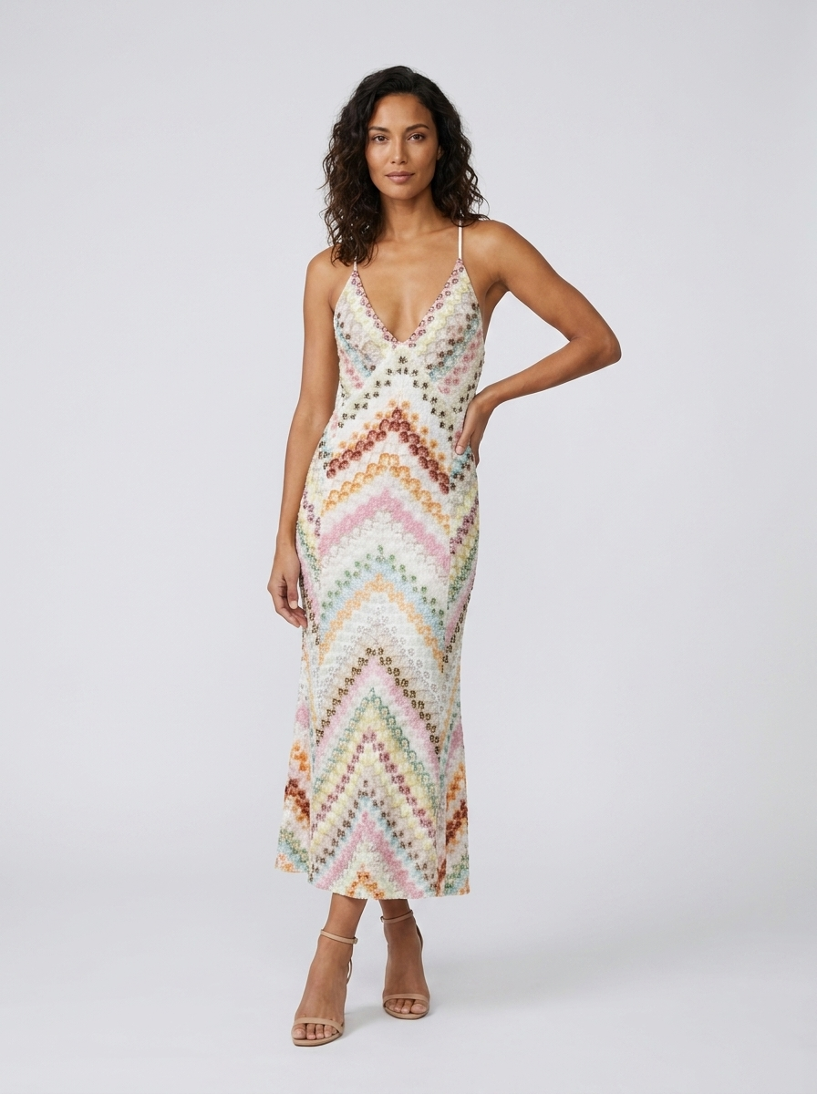 Open Back Maxi Dress - back