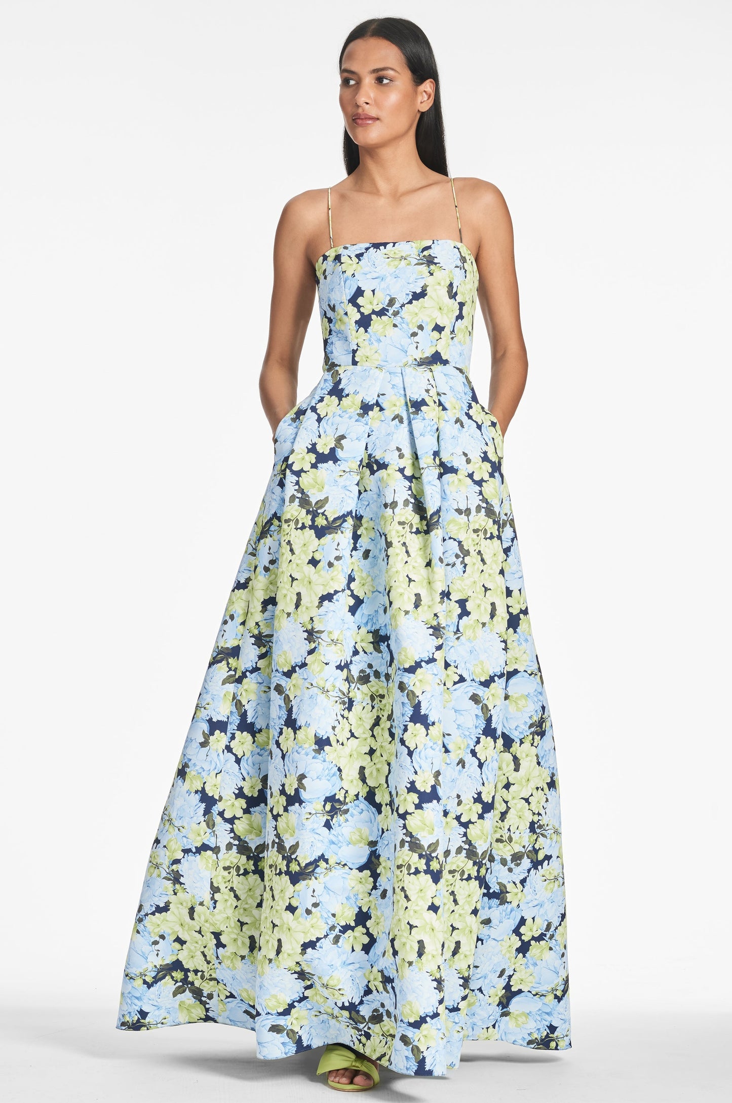 Print Formal Gown - GARDEN CLUB