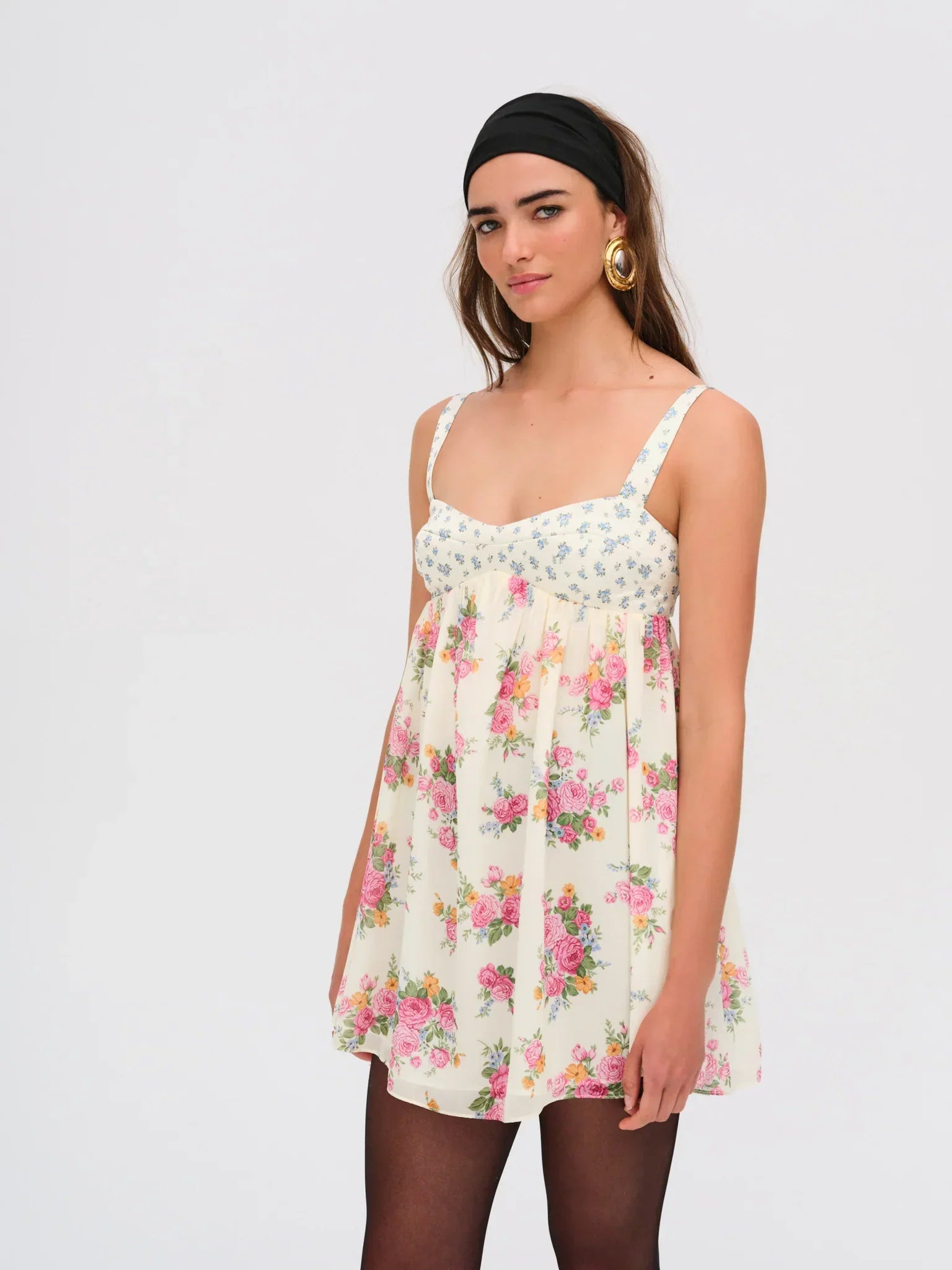Silk Easter Mini Dress