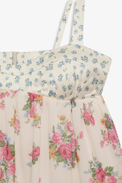 Silk Easter Mini Dress