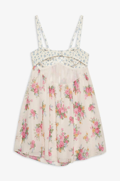Silk Easter Mini Dress