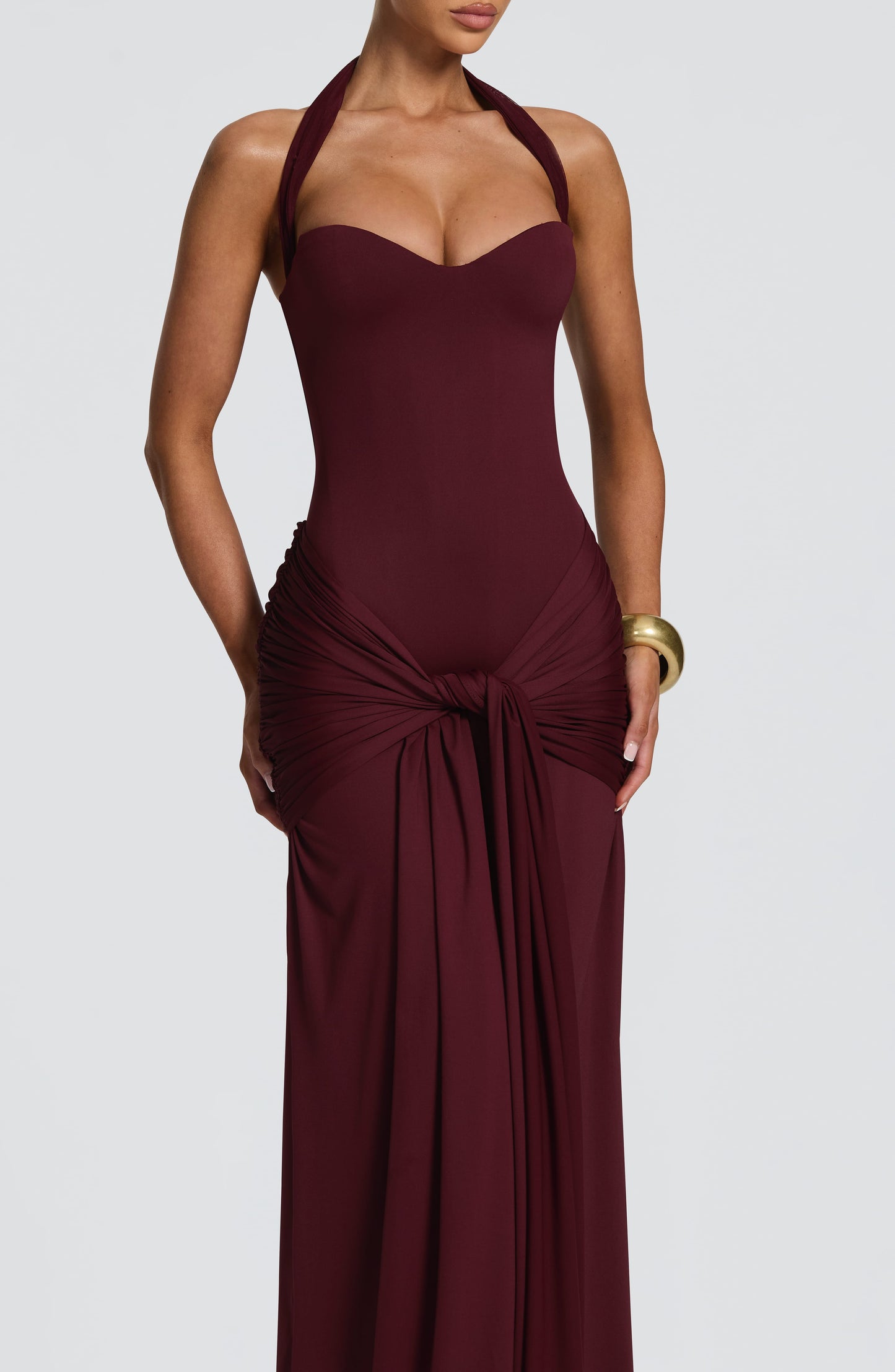 Sweetheart Corset Lace Maxi Dress