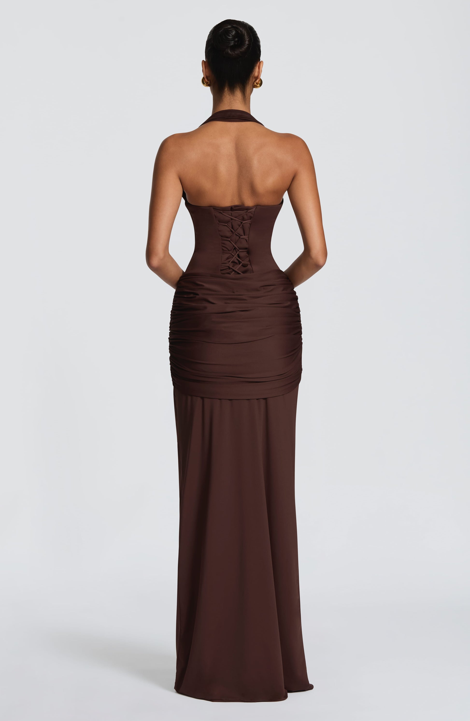 Sweetheart Corset Lace Maxi Dress