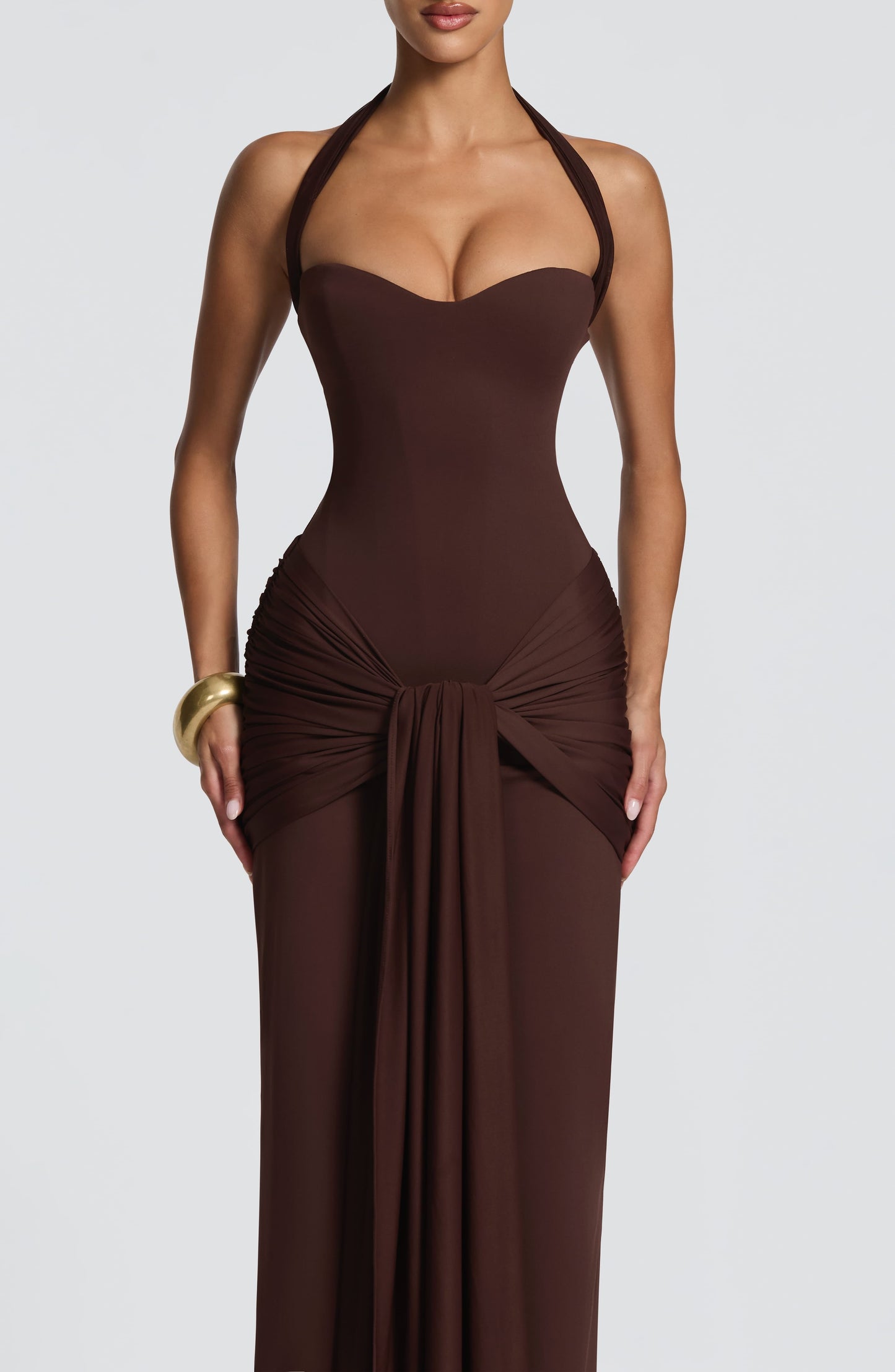 Sweetheart Corset Lace Maxi Dress