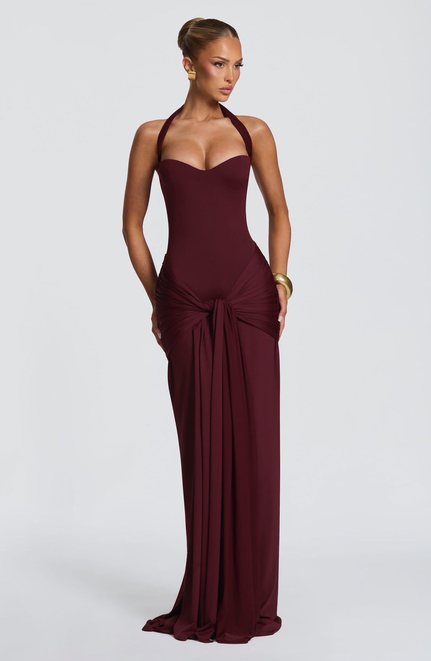 Sweetheart Corset Lace Maxi Dress