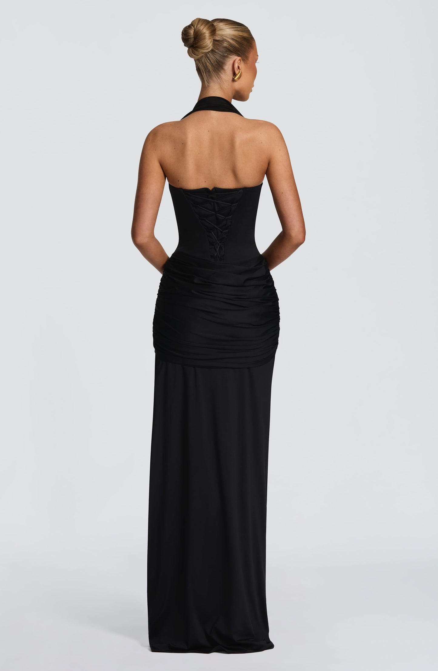 Sweetheart Corset Lace Maxi Dress