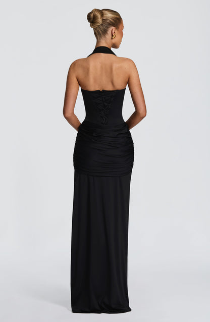 Sweetheart Corset Lace Maxi Dress