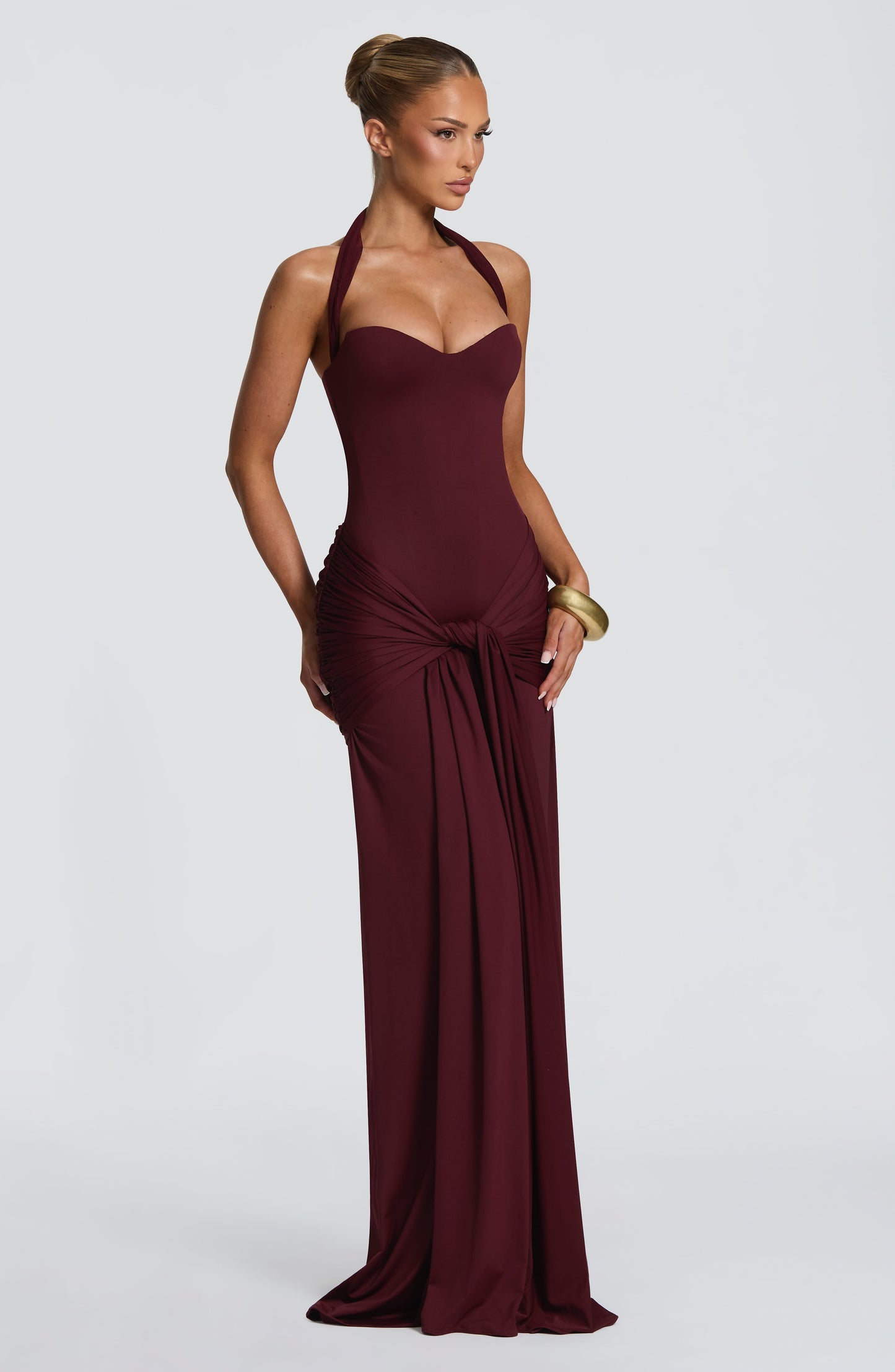 Sweetheart Corset Lace Maxi Dress