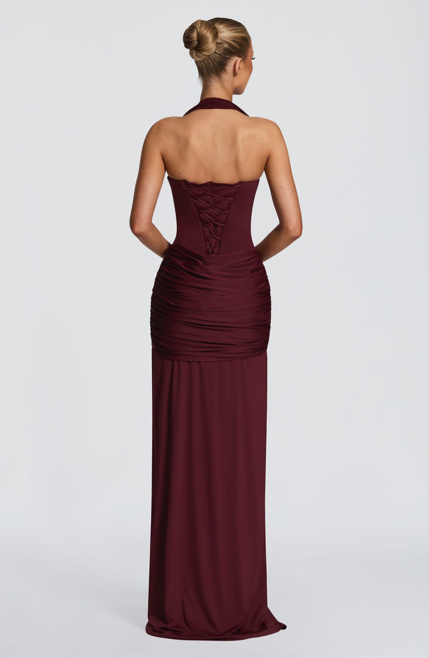Sweetheart Corset Lace Maxi Dress