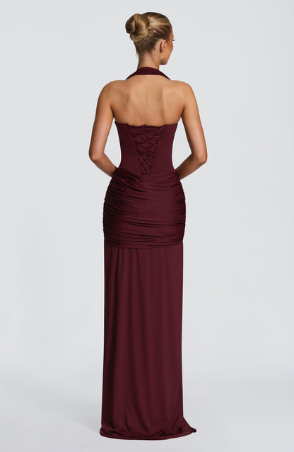 Sweetheart Corset Lace Maxi Dress