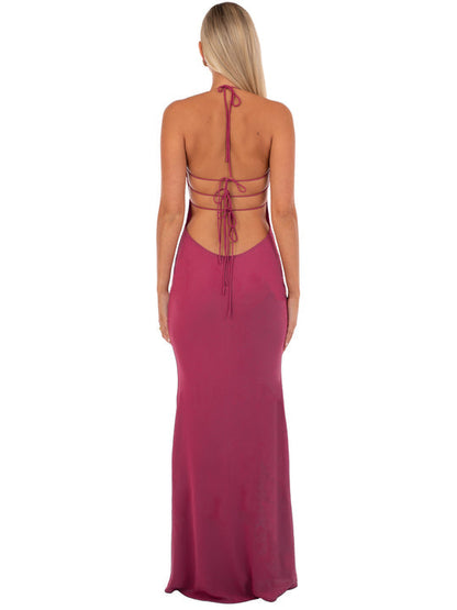 Sweetheart Warm Pink Maxi Dress