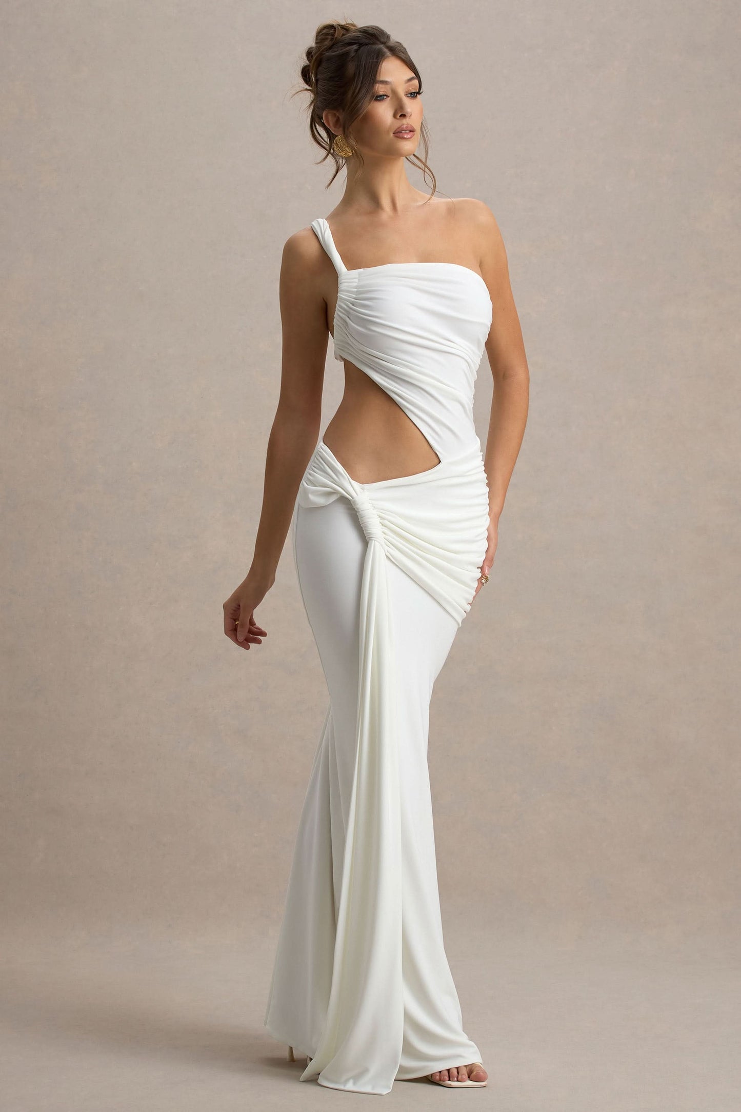 Women's Cocktail One Shoulder Cut Out Maxi Dress - product image 2
