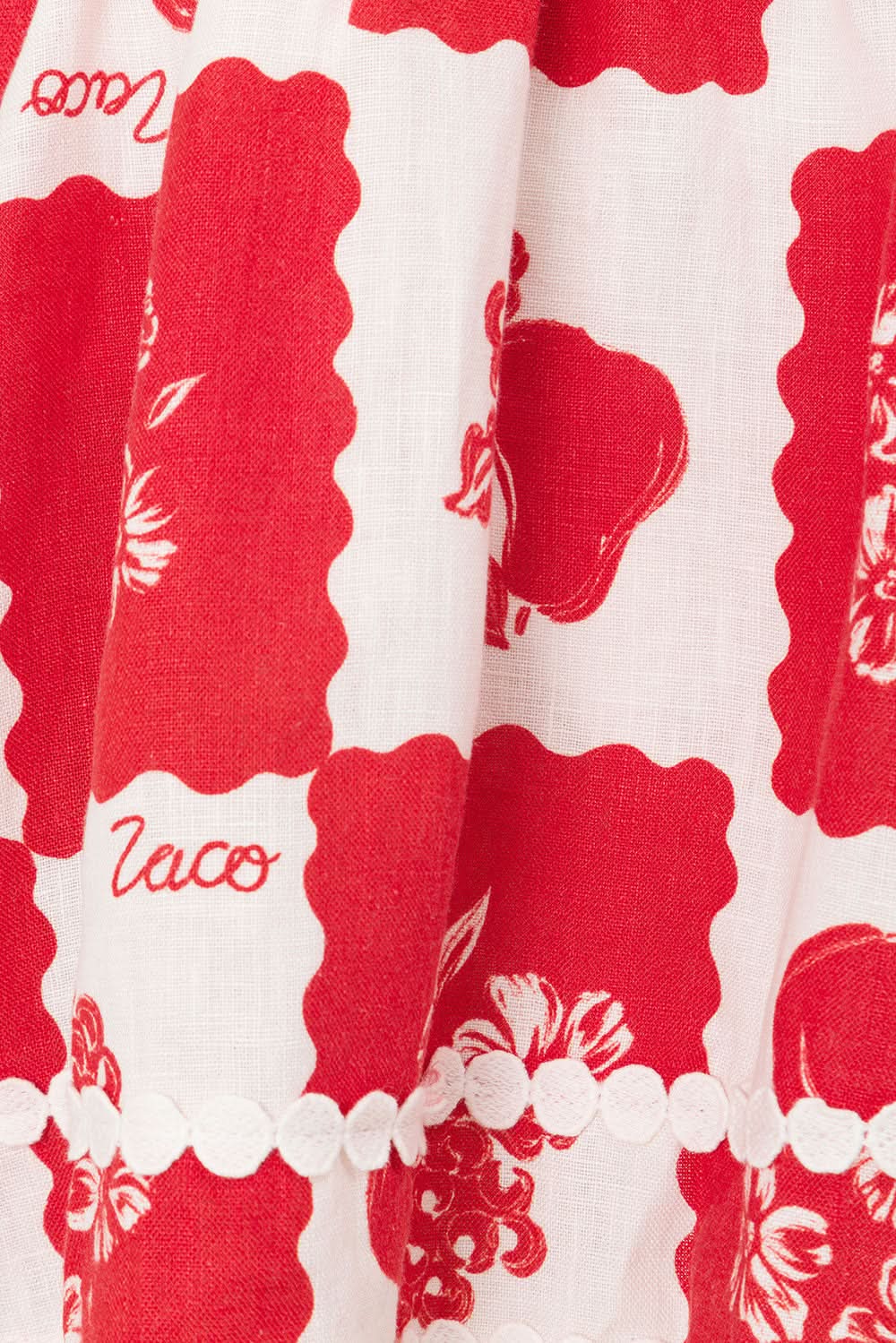Back studio view of a floral mini dress with square back, zipper closure, and flared skirt